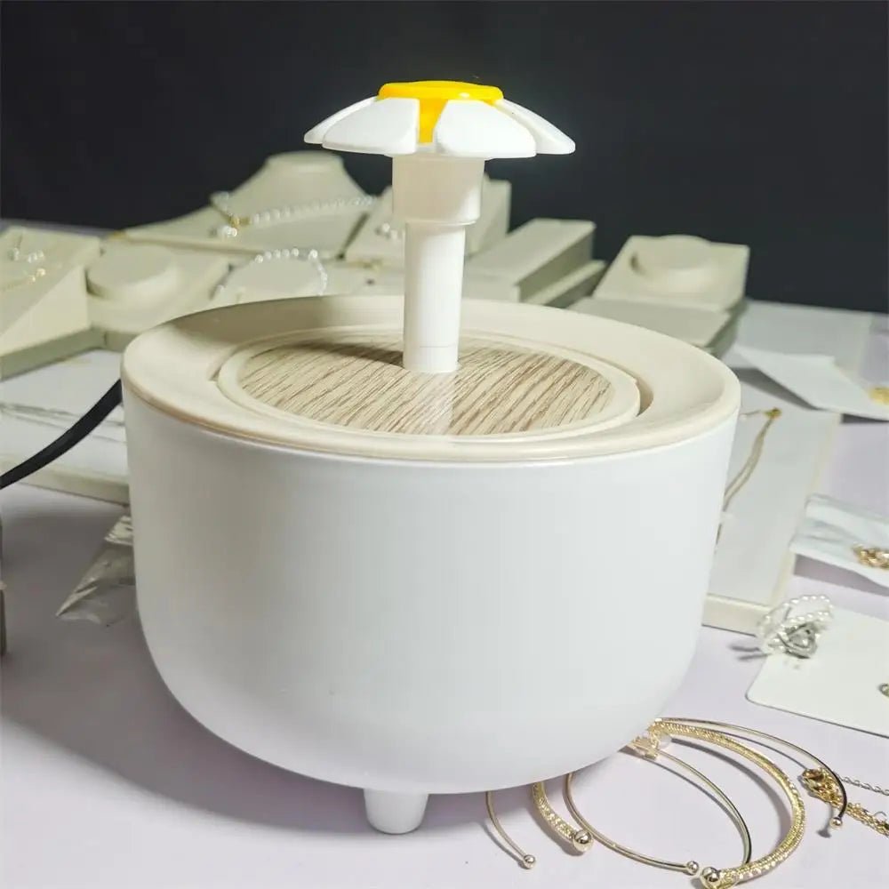 Pet Water Fountain | USB Powered & Flower - Flow Hydration - Katchy Vibez