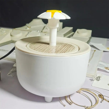 Pet Water Fountain | USB Powered & Flower - Flow Hydration - Katchy Vibez