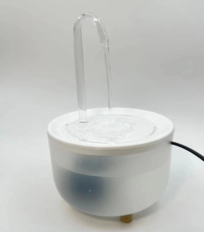Pet Water Fountain | USB Powered & Flower - Flow Hydration - Katchy Vibez