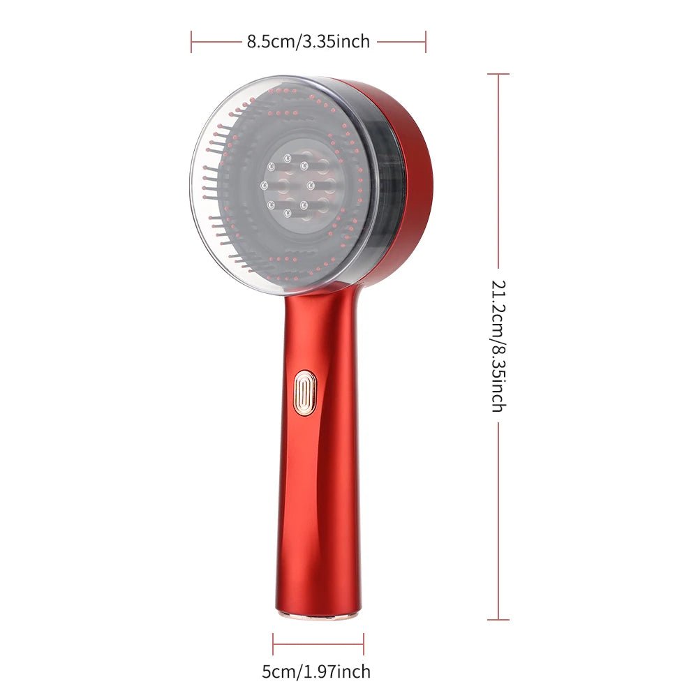 🔗Portable Electric Vibration Oil Massage Comb | Hair Growth & Scalp Care - Katchy Vibez
