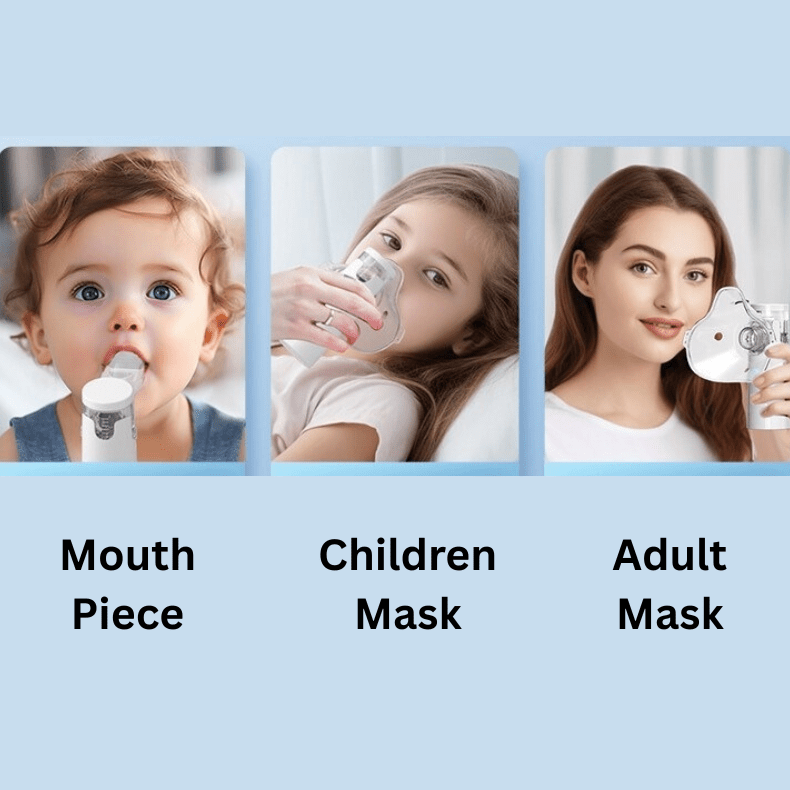 🔗Portable Mesh Nebulizer – Auto - Cleaning for Adults & Kids - Katchy Vibez