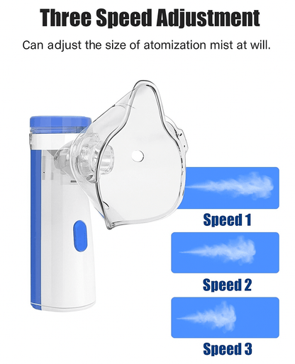 🔗Portable Mesh Nebulizer – Auto - Cleaning for Adults & Kids - Katchy Vibez