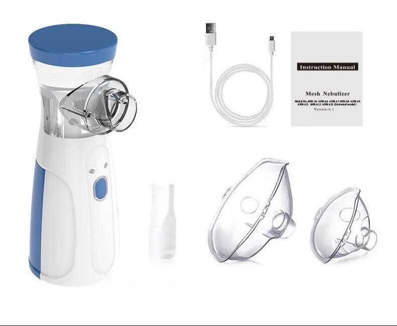 🔗Portable Mesh Nebulizer – Auto - Cleaning for Adults & Kids - Katchy Vibez