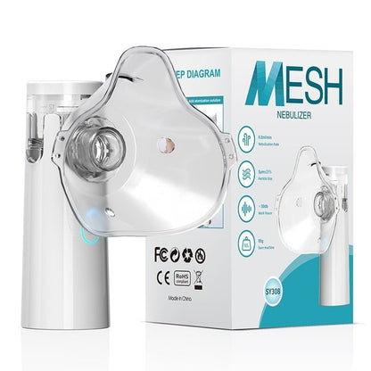 🔗Portable Mesh Nebulizer – Auto - Cleaning for Adults & Kids - Katchy Vibez