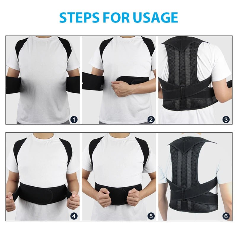PosturePro™ – Premium Back Posture Corrector - Katchy Vibez