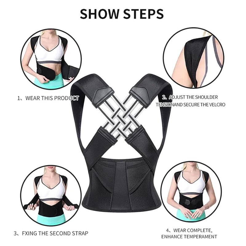 PosturePro™ – Premium Back Posture Corrector - Katchy Vibez