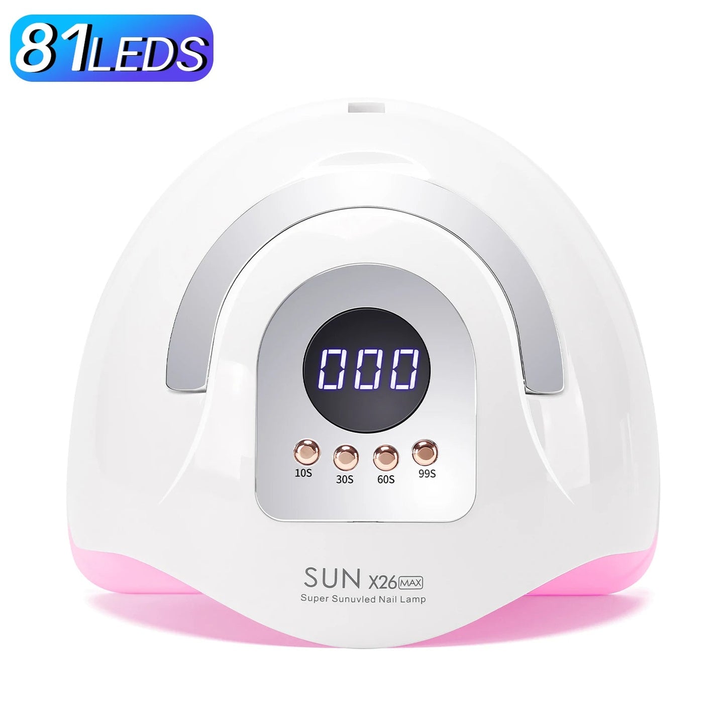 Professional UV LED Nail Lamp | 81 LEDs, Auto Sensor, 4 Timer Modes - Katchy Vibez