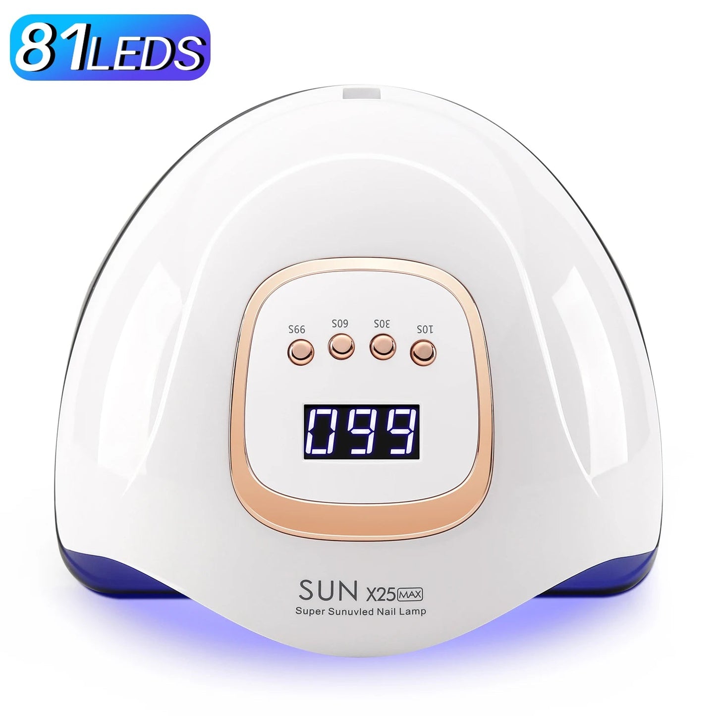 Professional UV LED Nail Lamp | 81 LEDs, Auto Sensor, 4 Timer Modes - Katchy Vibez