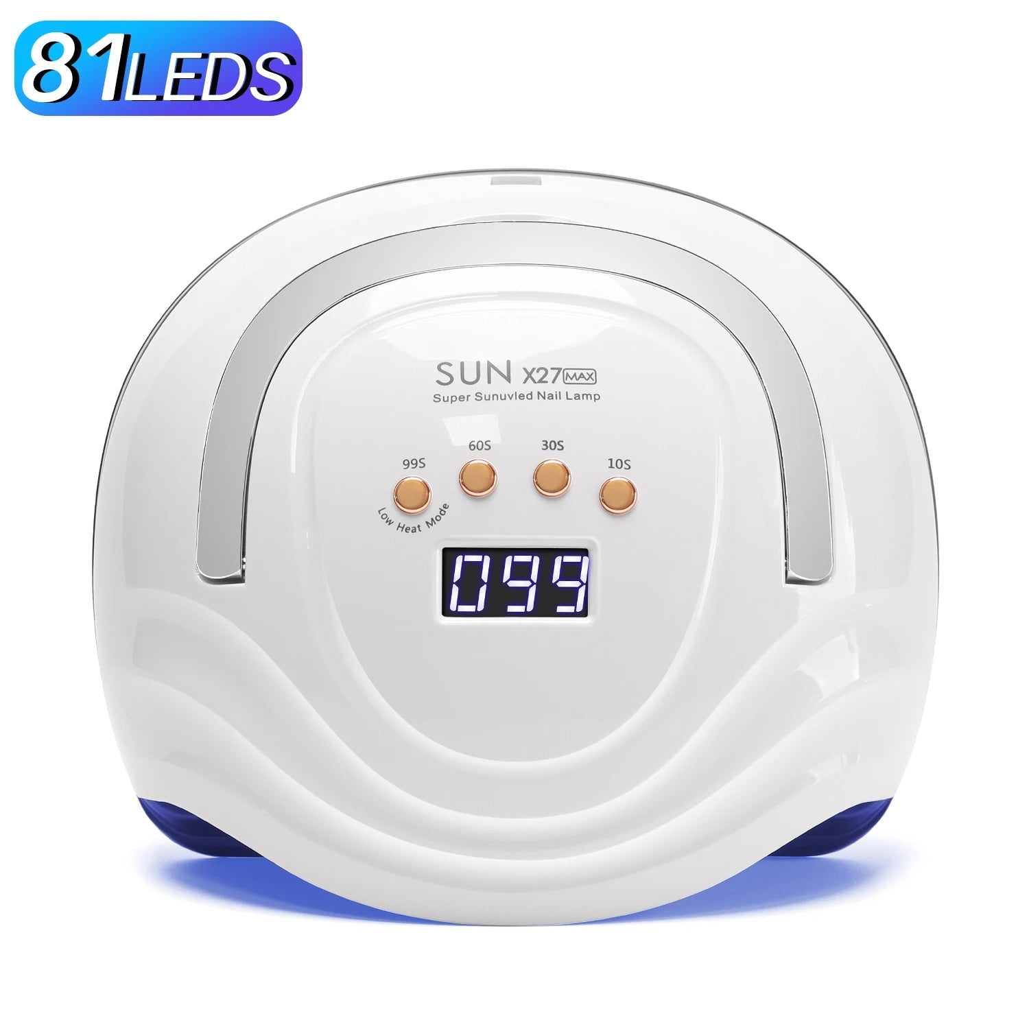 Professional UV LED Nail Lamp | 81 LEDs, Auto Sensor, 4 Timer Modes - Katchy Vibez