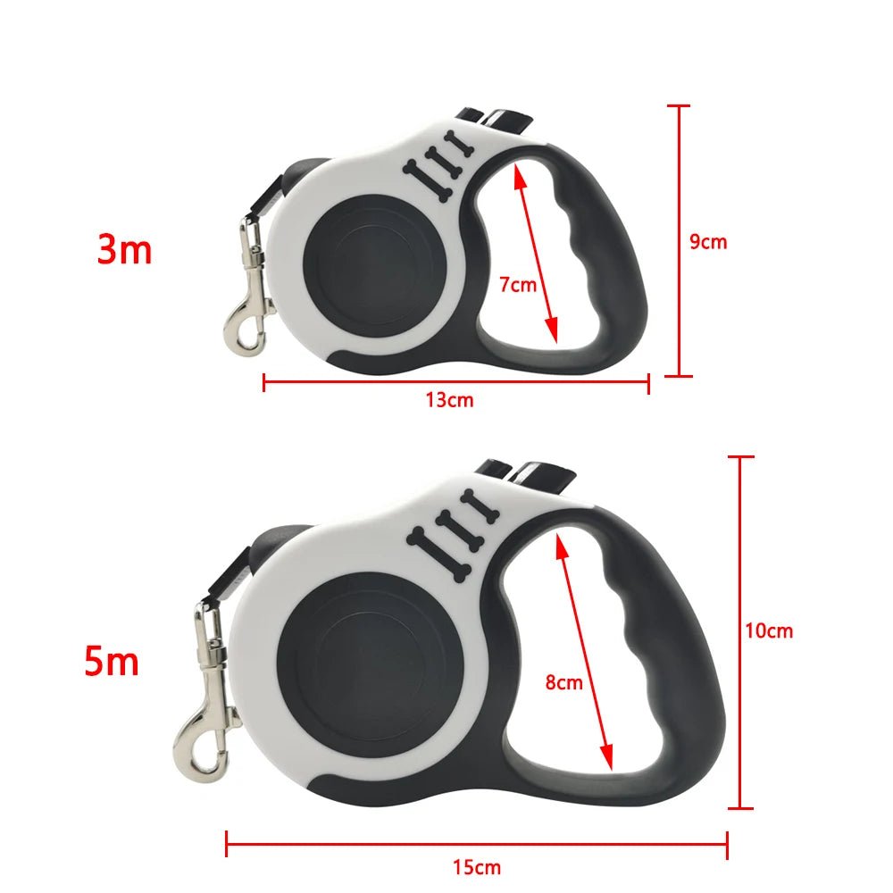 🔗Retractable Dog Leash | Strong, Durable & Tangle - Free Walks - Katchy Vibez