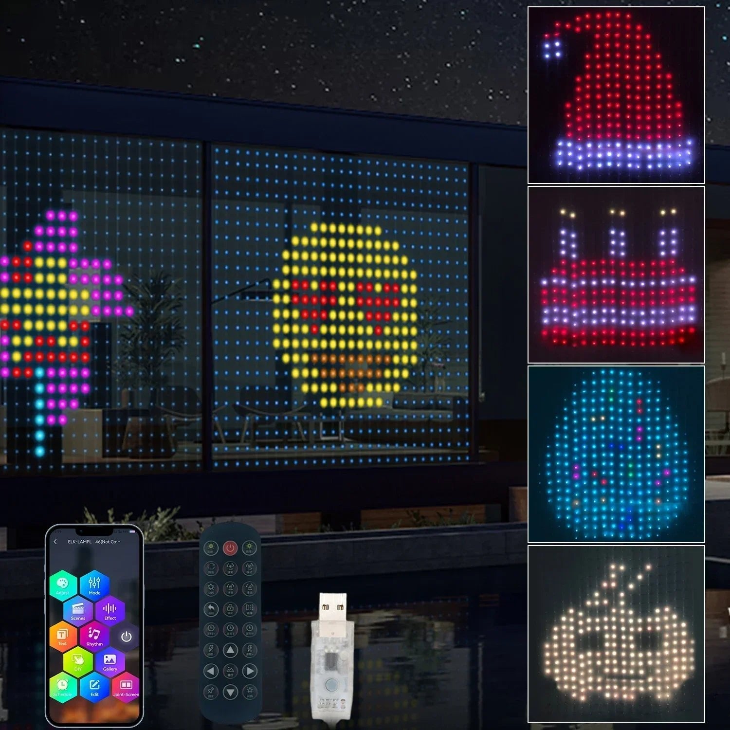 Smart LED Curtain Lights | Your Walls, Your Canvas. - Katchy Vibez