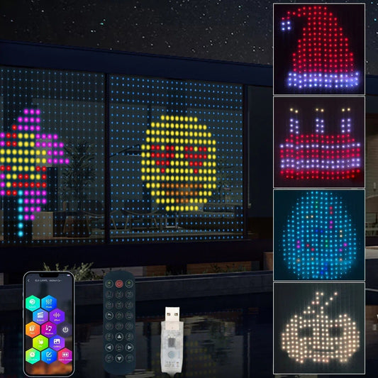 Smart LED Curtain Lights | Your Walls, Your Canvas. - Katchy Vibez