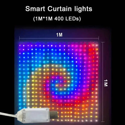 Smart LED Curtain Lights | Your Walls, Your Canvas. - Katchy Vibez