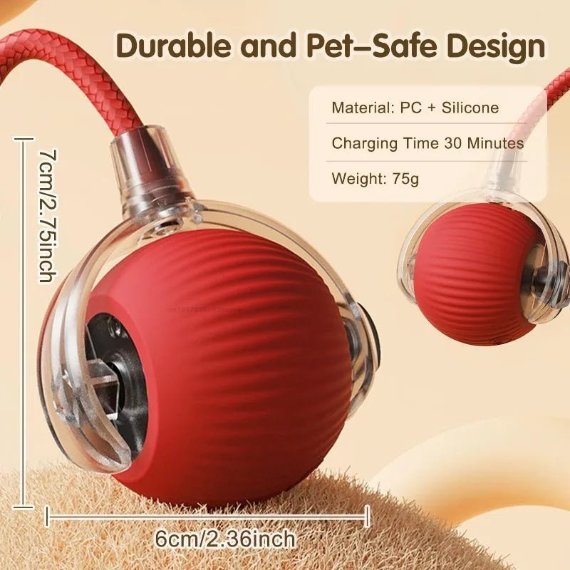 🔗Smart Pet Toy Interactive Ball | Smart Play, Happy Pet - Katchy Vibez