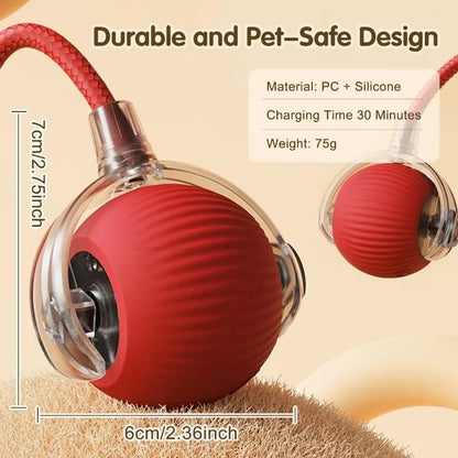🔗Smart Pet Toy Interactive Ball | Smart Play, Happy Pet - Katchy Vibez