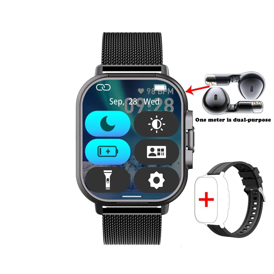 Smartwatch + Wireless Earbuds | 2 - in - 1 Wearable Tech - Katchy Vibez
