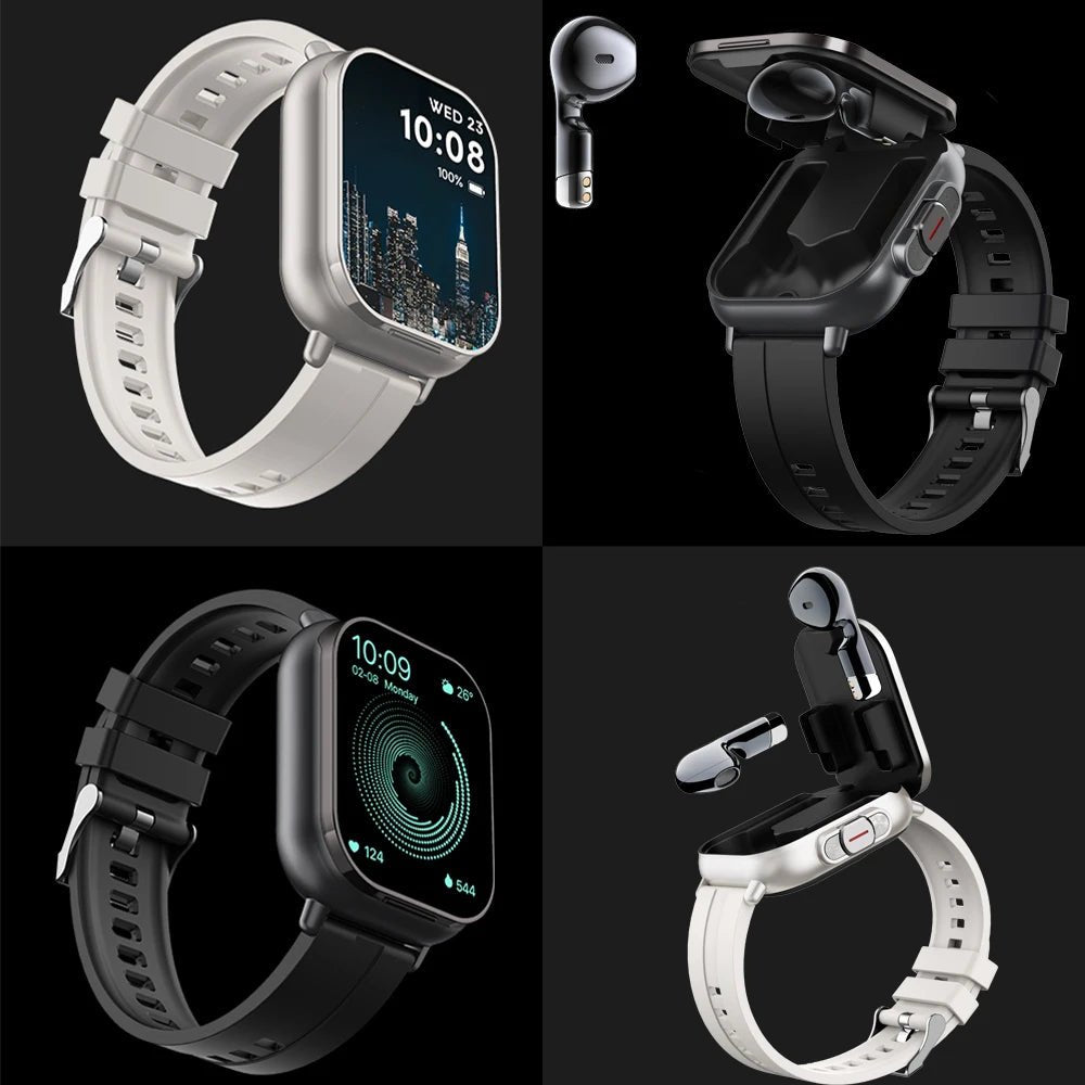 Smartwatch + Wireless Earbuds | 2 - in - 1 Wearable Tech - Katchy Vibez