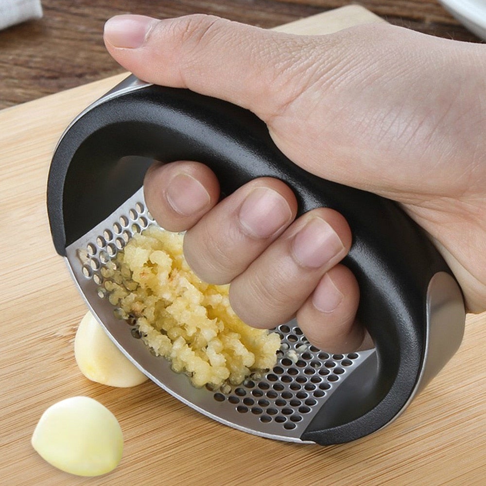 Stainless Steel Garlic Crusher - Katchy Vibez