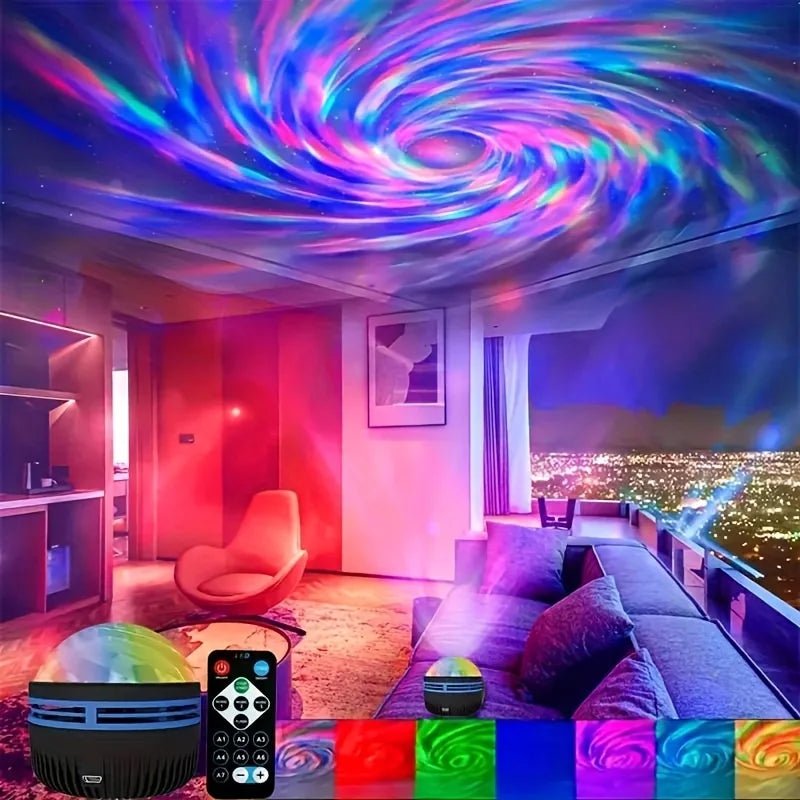 Starry Sky Galaxy Projector Night Light – Aurora + Stars + Starlight with Remote Control - Katchy Vibez