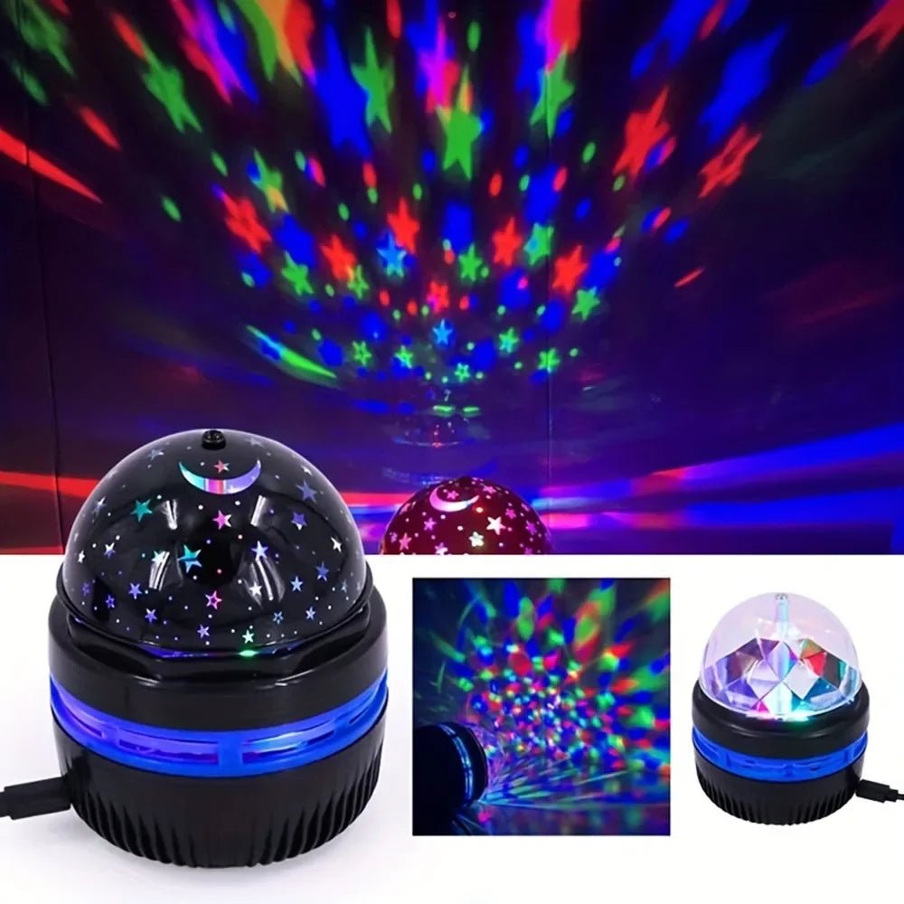 Starry Sky Galaxy Projector Night Light – Aurora + Stars + Starlight with Remote Control - Katchy Vibez