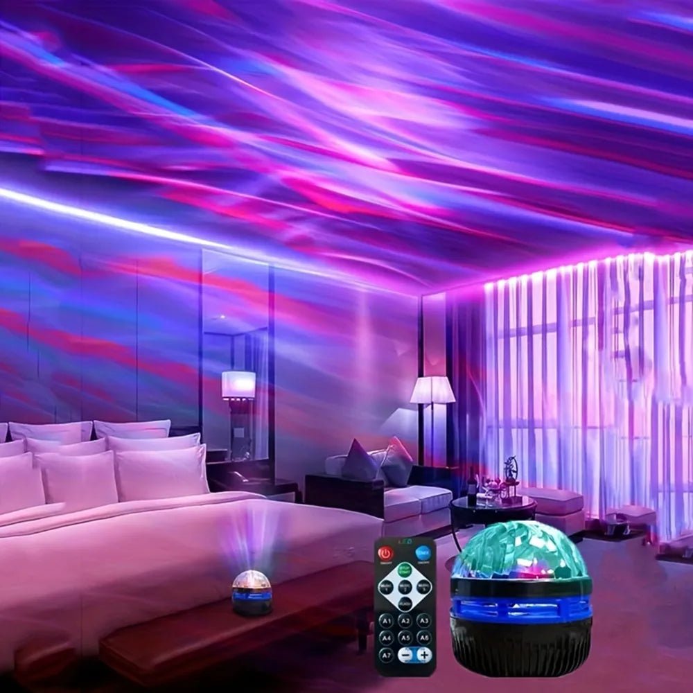 Starry Sky Galaxy Projector Night Light – Aurora + Stars + Starlight with Remote Control - Katchy Vibez