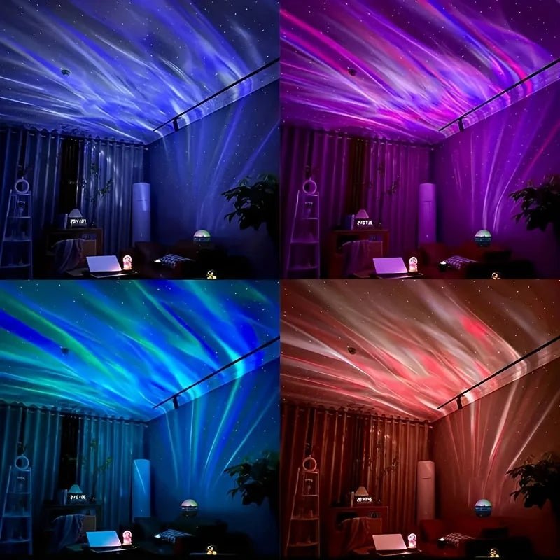 Starry Sky Galaxy Projector Night Light – Aurora + Stars + Starlight with Remote Control - Katchy Vibez