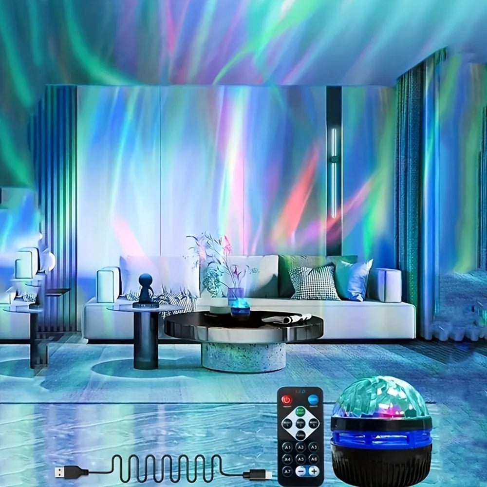 Starry Sky Galaxy Projector Night Light – Aurora + Stars + Starlight with Remote Control - Katchy Vibez
