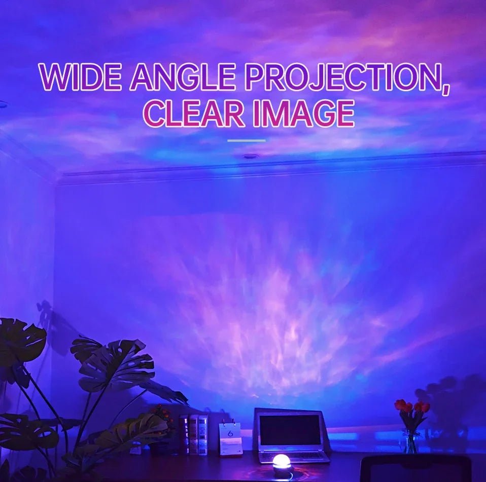 Starry Sky Galaxy Projector Night Light – Aurora + Stars + Starlight with Remote Control - Katchy Vibez