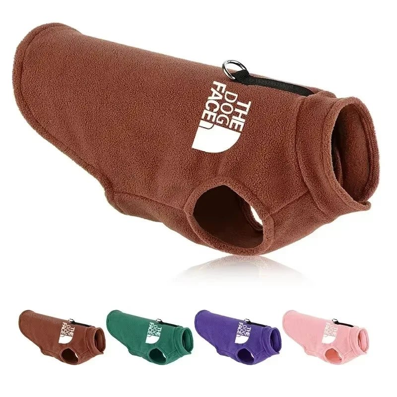 The Dog Face Fleece Jacket | Stylish Comfort for Your Pet - Katchy Vibez