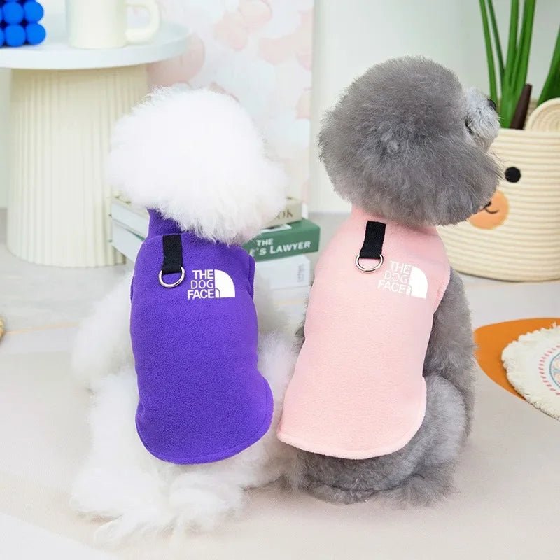 The Dog Face Fleece Jacket | Stylish Comfort for Your Pet - Katchy Vibez