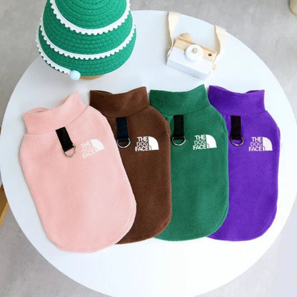 The Dog Face Fleece Jacket | Stylish Comfort for Your Pet - Katchy Vibez