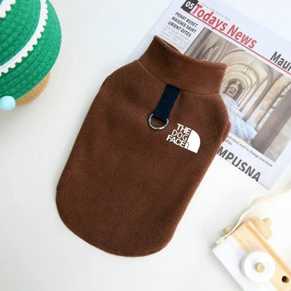 The Dog Face Fleece Jacket | Stylish Comfort for Your Pet - Katchy Vibez