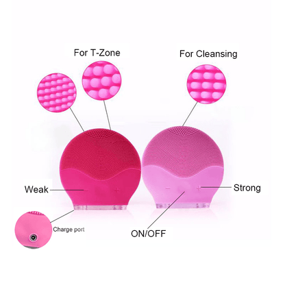 🔗Ultrasonic Electric Facial Cleansing Brush - Katchy Vibez