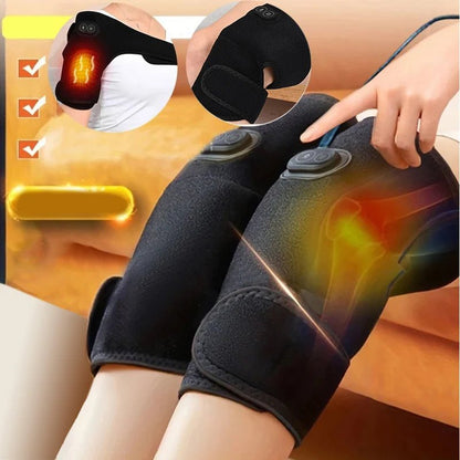 USB Heated Shoulder & Knee Pad | Adjustable Therapy Wrap - Katchy Vibez