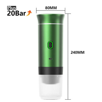USB Portable Espresso Coffee Machine – 20 - Bar Pressure, Capsule - Compatible - Katchy Vibez
