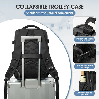 Vacuum Compression Travel Backpack | Pack More, Carry Less - Katchy Vibez