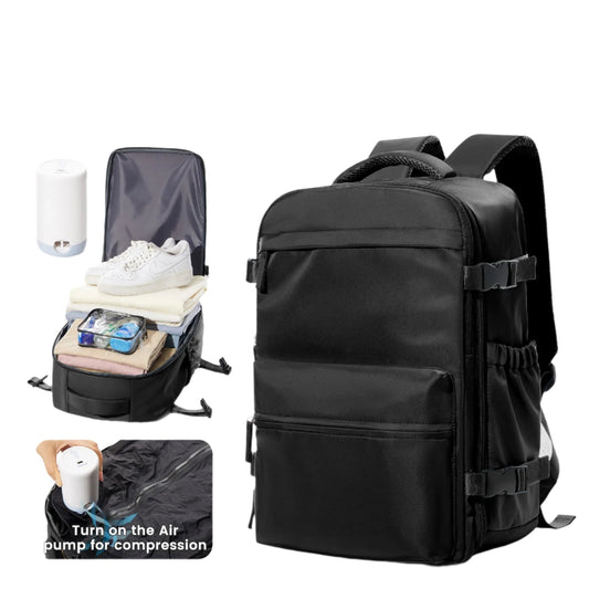 Vacuum Compression Travel Backpack | Pack More, Carry Less - Katchy Vibez
