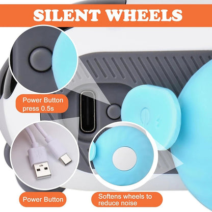 WhiskerChase™ – Smart Cat Toy Car with Auto & Remote Modes UC - Katchy Vibez